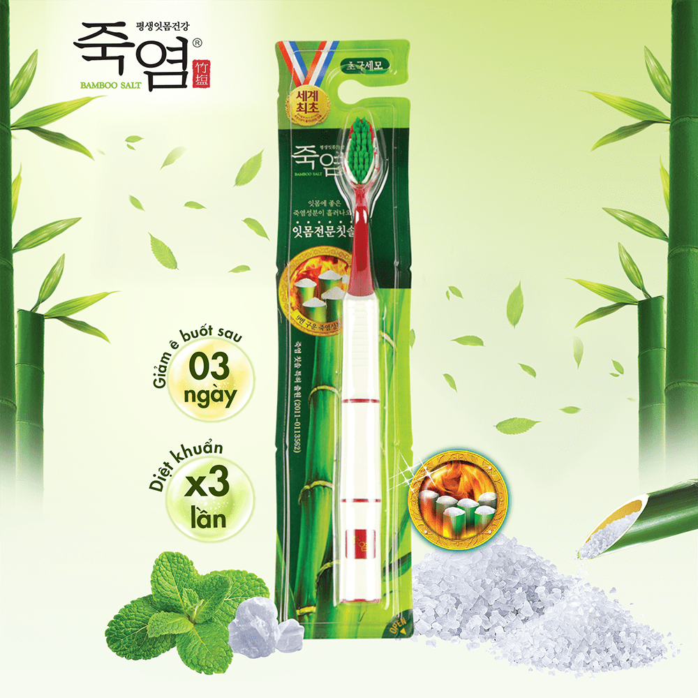 Bàn chải răng Bamboo Salt In Mom dành riêng cho nướu 1 cây